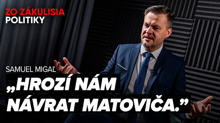 Migaľ: Žiga je politický matador, po atentáte na Fica ma presvedčil