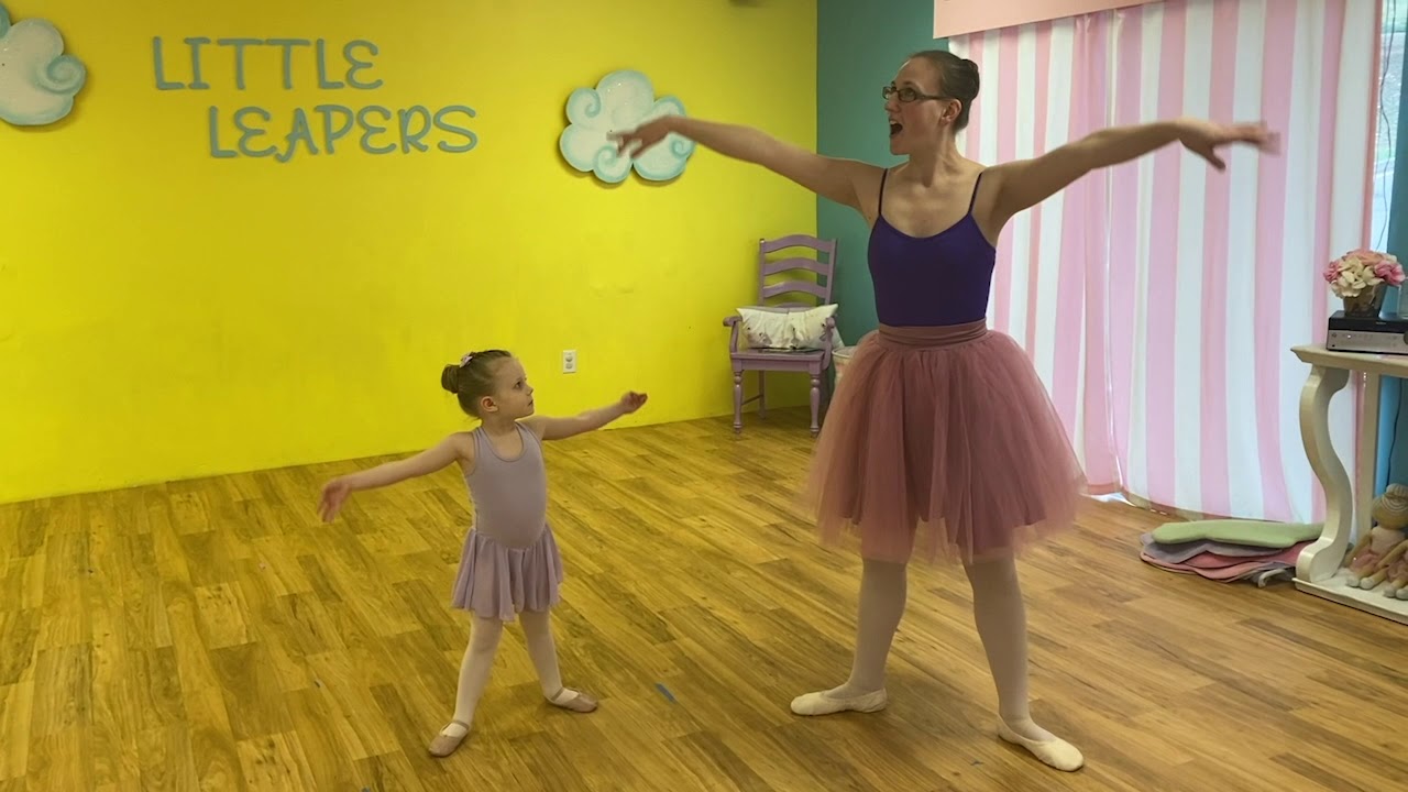 Learning the Ballet Positions with Miss Jenna