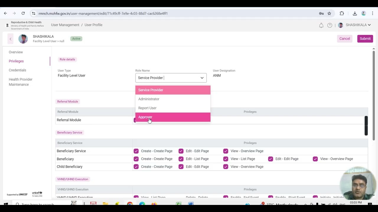 Comon Msoter ASHA Name Not Shown
