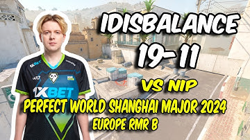 9 Pandas iDISBALANCE (19/11) vs NIP (Dust2) Perfect World Shanghai Major 2024 Europe RMR B | CS2 POV