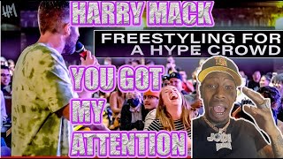 Okay im a fan now!500 Person Crowd And 1 Freestyle Rapper | The Harry Mack Live Experience -reaction