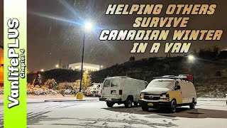 How to Help Others Survive Canadian Winter in a Van