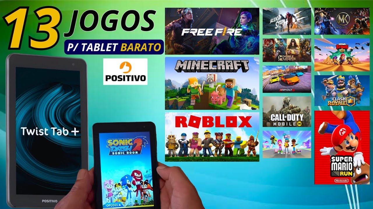 13 JOGOS PARA JOGAR NO TABLET POSITIVO TWIST TAB+ / TABLET BARATO PARA ...