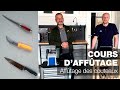 Afftage des couteaux  partie 1  cours dafftage tormek en direct