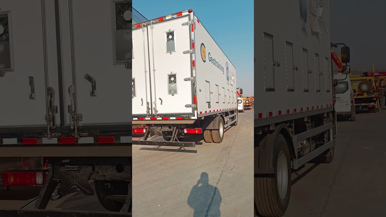 Foton Auman 4x2 refrigerated truck baby chicken delivery truck ready to shipment in Europe