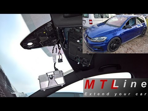 VW Golf 7.5 R – front multifunctional camera retrofit with activation of assistance systems