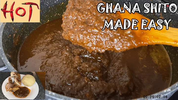 AUTHENTIC GHANA SHITO|| BLACK CHILLI SAUCE|| MADE WITH ANCHOVIES