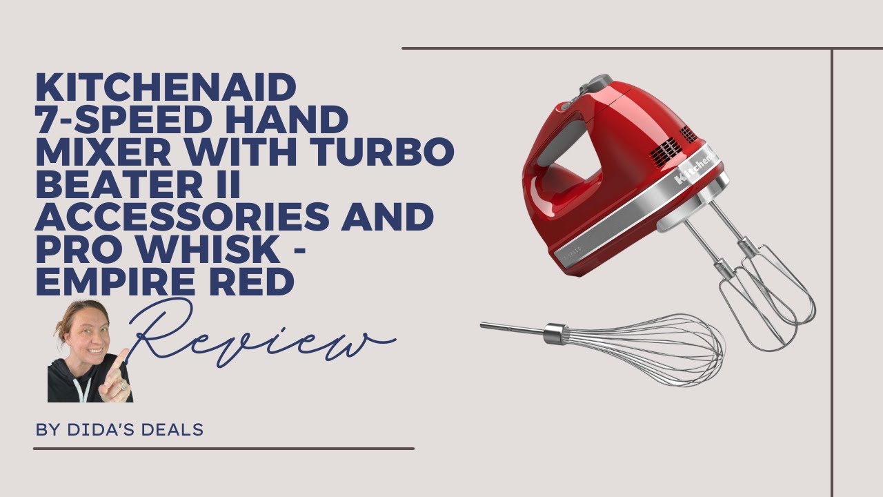 KitchenAid Cordless 7-Speed Hand Mixer with Turbo Beaters II in