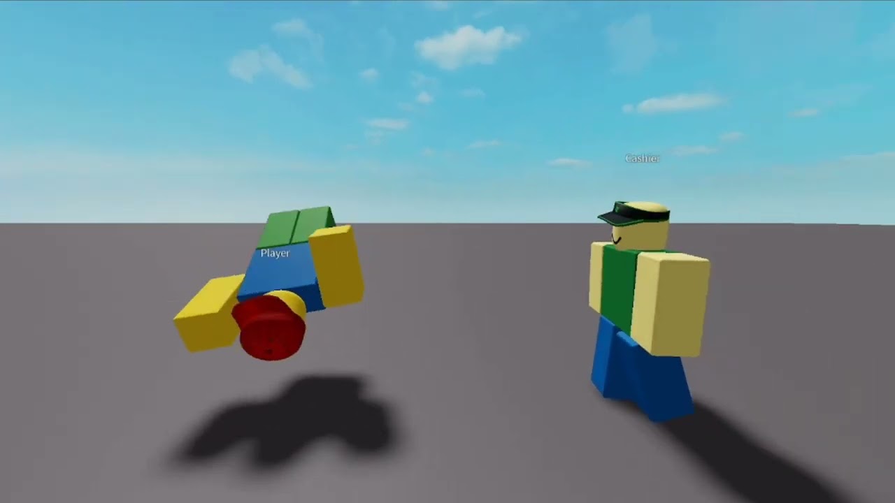 Player flying cuz I can't animate | GASA4 | Roblox