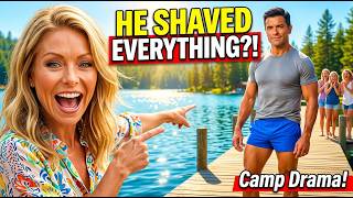 Kelly Ripa Can't Stop Laughing at Mark's 'Short Shorts' Camp Outfit