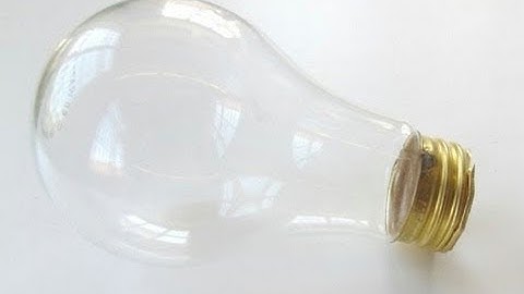 How to empty/hollow a light bulb without breaking it