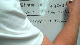 Supplemental Instruction - Chem 130: How to Combine Equilibrium Constant Values