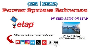 PV  grid ac/dc bus  on ETAP