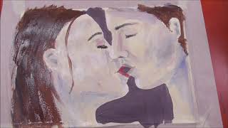 Kiss Acrylic Painting Speedpaint