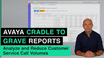 Avaya Cradle to Grave Reports: Analyze and Reduce Customer Service Call Volumes