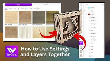 How to Use Settings and Layers together in WeCreat Makeit