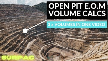 Surpac Tutorial: Open Pit Mine End-of-Month Volume Calculations in 4 Stages | Aerial Surveying