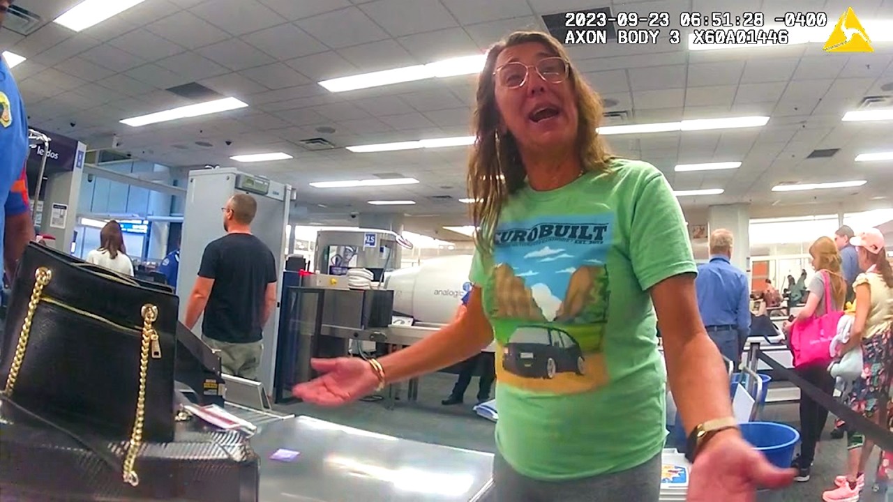 Woman Shuts Down The Whole TSA Line