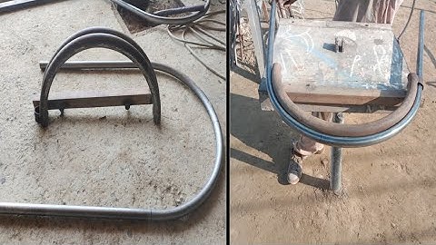 Simple Bending Tricks For Round Steel pipe l how to make a pipe bender