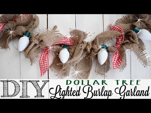 Burlap Garland - See the Happy