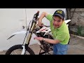 Ajustar altura de moto - motocross