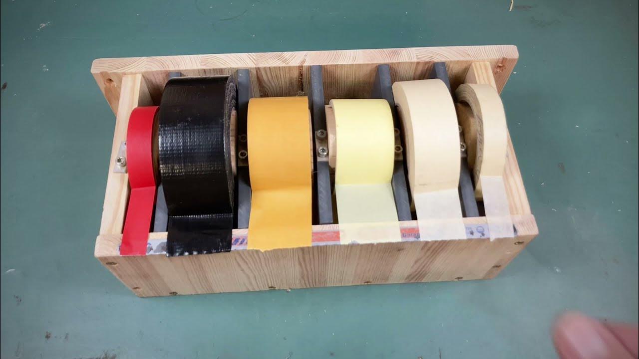 I Made a Multi Roll Tape Dispenser from Scratch! 