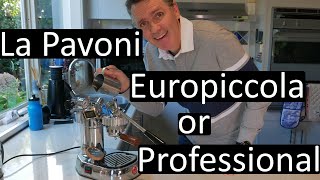 La Pavoni Europiccola or Professional? Quick refill hack.