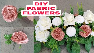 How To Make Fabric Flower Burning Method  Diy Fabric Flowers Tutorial  Lenz Party