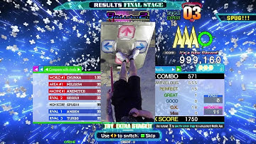 [DDR A20+] BRILLIANT 2U (AKBK MIX) (ESP-15) 999,160 (15 perfects/1 great)
