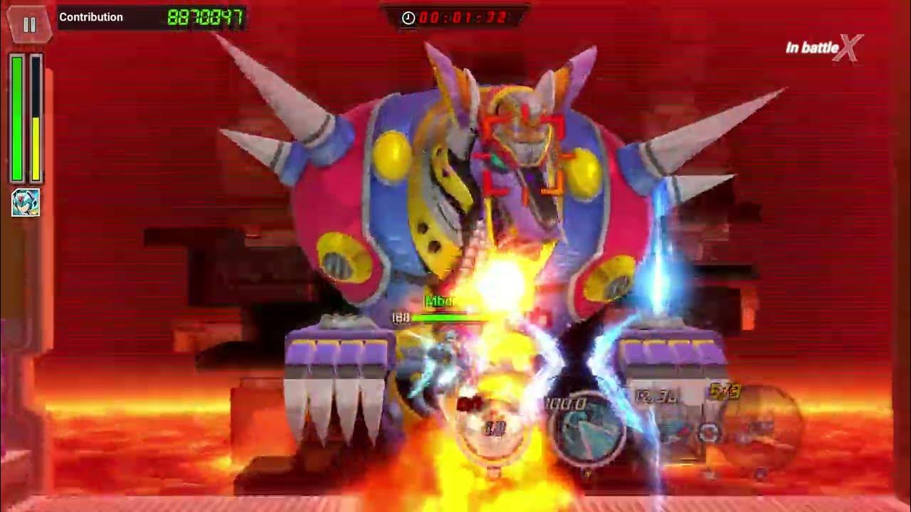 MEGAMAN X DIVE GUILD BOSS WOLF SIGMA Ft. TODOS LOS DIVE ARMOR