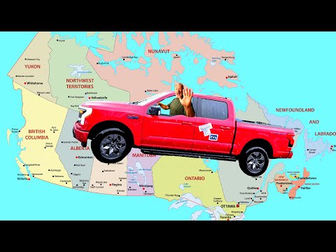 The 7-Day Race Across Canada in an EV Truck