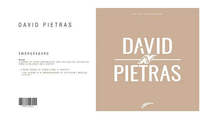 Axtone Smrgsbord: David Pietras