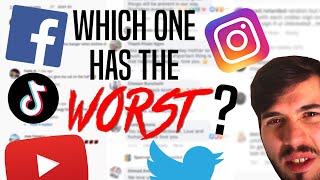 Finding Out Which Social Media Site has the WORST Comment Section