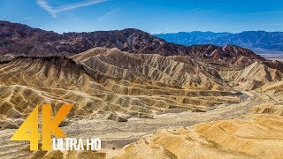4K Long Relax Video With Music - Death Valley National Park - 6 Hours Ultra Hd