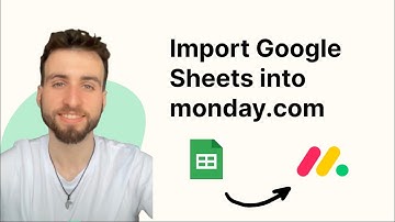 How to automatically import and sync Google Sheets data into monday.com