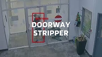 Doorway Stripper | Remote Security Guards in Action | Removing Trespassers in Real-Time