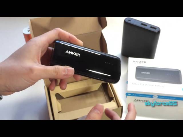 Anker Astro E1 (2nd gen) External Battery Unboxing