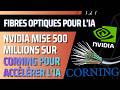 NVIDIA investit dans Corning : l’infrastructure optique devient stratégique pour l’IA