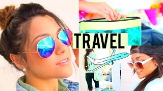 Travel Hair, Makeup, Outfits + How to Pack!
