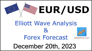 EUR USD Elliott Wave Analysis | Forex Forecast | December 20, 2023 | EURUSD Analysis Today