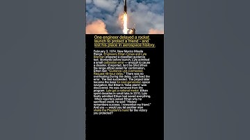 🚀 One Engineer Delayed a Rocket to Save His Friend — and Vanished From History 💔