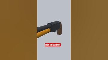 short gun 3d model #short #shortvideo