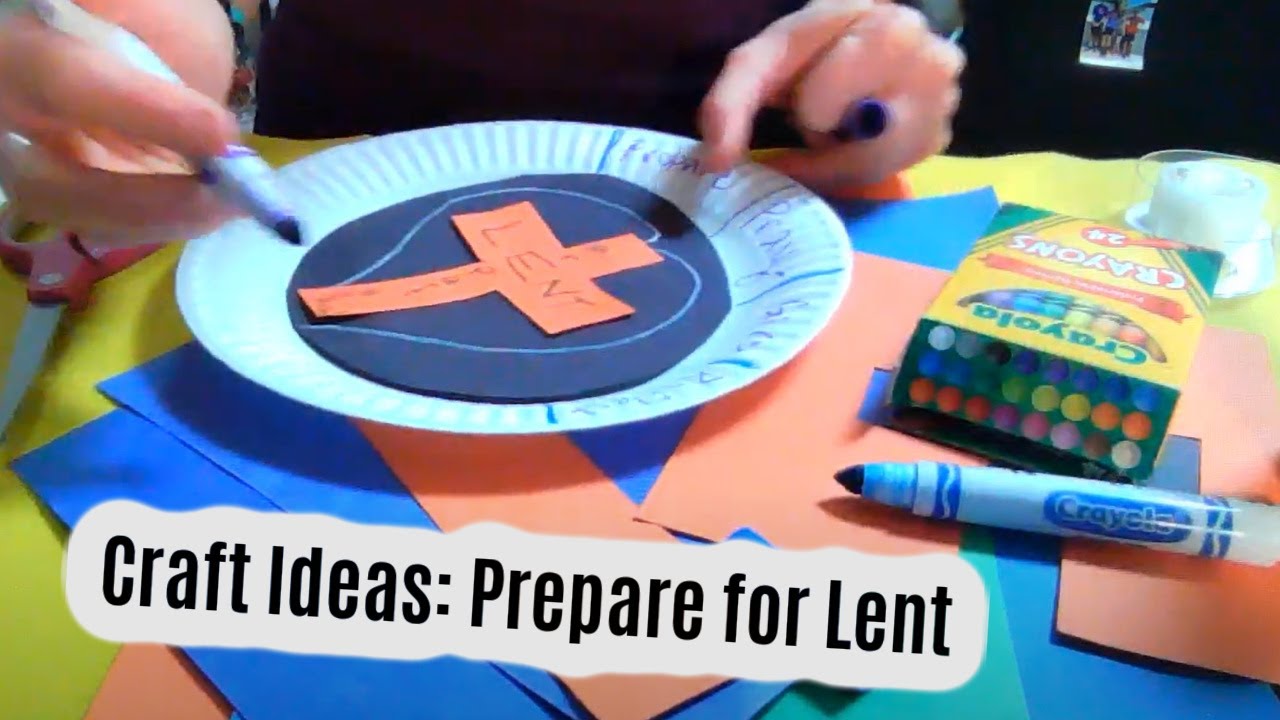 Lent Bible Crafts on the Temptation of Christ (Mark 1:9-15 