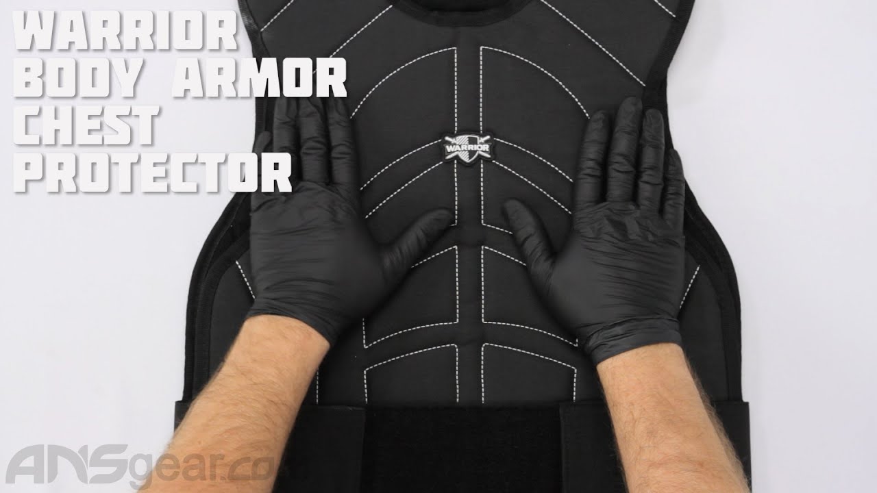 Warrior Paintball Body Armor Chest Protector Review YouTube