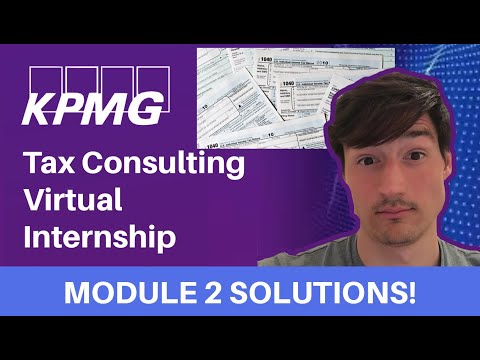 KPMG TAX CONSULTING MODULE 2 | SOLUTIONS