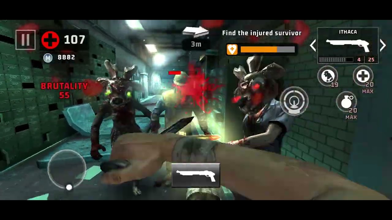 Dead Trigger 2 - Golden AK74 MK11 - Ithaca MK11 - Knife MK11