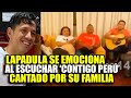 LAPADULA SE EMOCIONÓ AL RECIBIR DE SU FAMILIA EL 'CONTIGO PERÚ' HORAS ANTES DE ENFRENTAR A CHILE