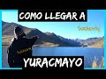 ¿Cómo llegar 😲 a la Laguna de YURACMAYO en San Mateo?  🏔 || Suchuriy en Huarochirí