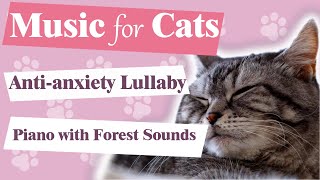 Music for Cats 🐱/ Soft Anti-anxiety Lullaby 💤/ Forest & Birds Sounds / Relaxing music for Cats by Lounge Place 🎵  93 views 1 year ago 24 minutes