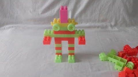 Minutes Satisfying With Unboxing Building Blocks Robot | Tiny Cute Blocks Set Toys Review